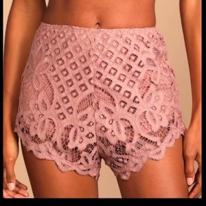 Free People Adella Lace Short NWOT